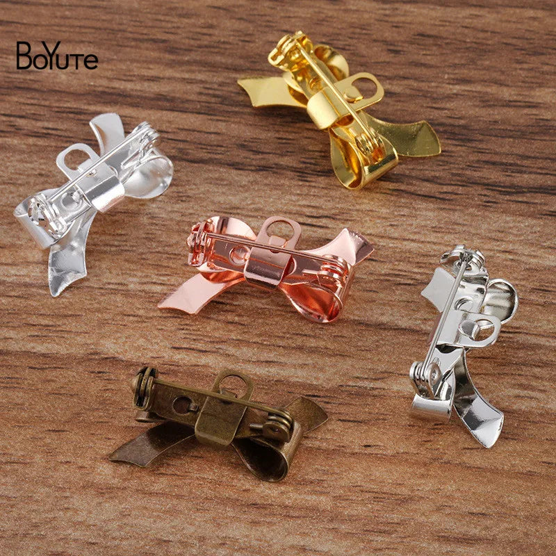BoYuTe Bowknot Brooch with One Loop Diy Brooch Pins