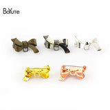 BoYuTe Bowknot Brooch with One Loop Diy Brooch Pins