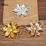 BoYuTe 56MM Metal Flower Base DIY Jewelry Accessories