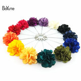 BoYuTe Fabric Flower Lapel Pin Men's Suit Wedding Brooch