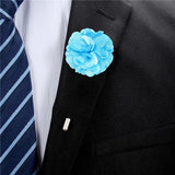 BoYuTe Fabric Flower Lapel Pin Men's Suit Wedding Brooch