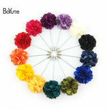 BoYuTe Fabric Flower Lapel Pin Men's Suit Wedding Brooch