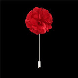 BoYuTe Fabric Flower Lapel Pin Men's Suit Wedding Brooch