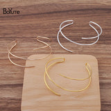 Metal Brass Bangle Line Bracelet Base Diy Jewelry Accessories