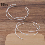 Metal Brass Bangle Line Bracelet Base Diy Jewelry Accessories