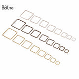 BoYuTe Brass Geometric Square Jump Ring DIY Jewelry Accessories