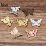 BoYuTe Metal Brass Butterfly Charms 17*22MM (200 Pieces/Lot)