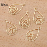 BoYuTe Water Drop Flower Charms DIY Materials