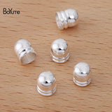 BoYuTe Rope End Caps Leather Clasps Metal Brass DIY Jewelry Accessories