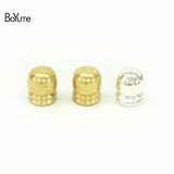 BoYuTe Rope End Caps Leather Clasps Metal Brass DIY Jewelry Accessories