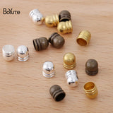 BoYuTe Rope End Caps Leather Clasps Metal Brass DIY Jewelry Accessories