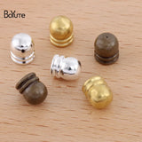 BoYuTe Rope End Caps Leather Clasps Metal Brass DIY Jewelry Accessories