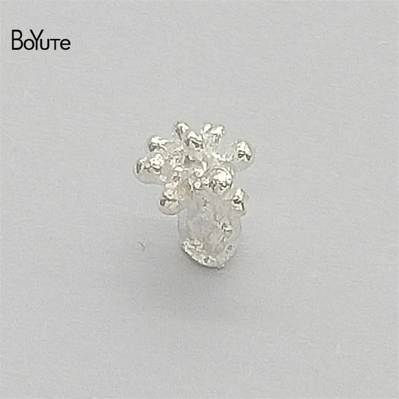 BoYuTe 6.5*6.8MM Metal Alloy Flower Stamen Pistil Diy Hand Jewelry Accessories