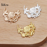 BoYuTe 13MM Filigree Flower Charms Lot of 200 - DIY Hand Jewelry Accessories