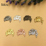 BoYuTe 13MM Filigree Flower Charms Lot of 200 - DIY Hand Jewelry Accessories