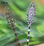 BoYuTe 20Pcs 6 Colors Flower Hair Barrette Women Hair Accessories