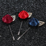 BoYuTe Flower Rose Lapel Pin Men's Suit Accessories
