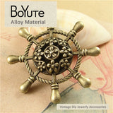 Vintage Style Bronze Steering Wheel Rudder Pendants