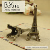 BoYuTe Eiffel Tower Charms Pendants, Antique Bronze Plated, 40 Pcs