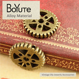 BoYuTe 20MM Antique Bronze Gear Charms Pendant Lot