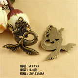 BoYuTe Mermaid Charms Pendants Bracelet Diy Jewelry Findings