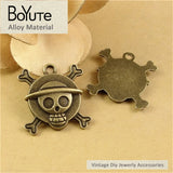 Vintage Korea Antique Bronze Skull Pendants 29*27MM x40 Lot