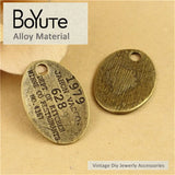 BoYuTe 30*21MM Antique Bronze Plated Metal Pendant for DIY Jewelry