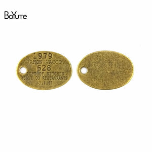 BoYuTe 30*21MM Antique Bronze Plated Metal Pendant for DIY Jewelry