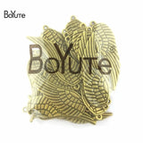 BoYuTe 50*16MM Vintage Metal Angel Wings Charms Lot