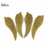 BoYuTe 50*16MM Vintage Metal Angel Wings Charms Lot