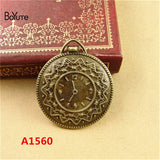 BoYuTe 32MM Clock Charms Pendant Jewelry Making DIY