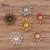 BoYuTe Brass Flower Stamen Bead Caps Findings DIY Jewelry Accessories