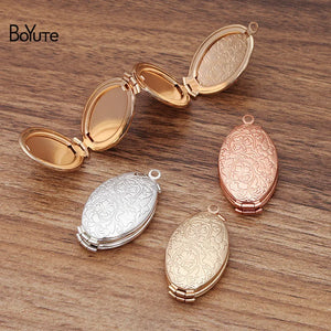 BoYuTe Oval Floating Locket Photo Pendant 20*33*9MM