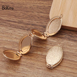 BoYuTe Oval Floating Locket Photo Pendant 20*33*9MM