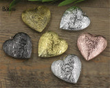 BoYuTe 40*41*9MM Metal Brass Heart Locket Floating Photo Pendant