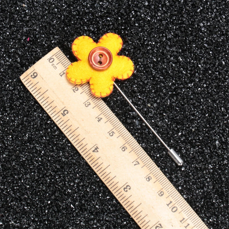 BoYuTe (5 Pieces/Lot) Flower Lapel Pin Brooch Hand Brooches Vintage Men