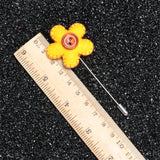 BoYuTe (5 Pieces/Lot) Flower Lapel Pin Brooch Hand Brooches Vintage Men