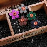 BoYuTe (5 Pieces/Lot) Flower Lapel Pin Brooch Hand Brooches Vintage Men
