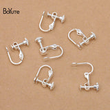 BoYuTe No Pierced Ear Clip 14*17MM Metal Brass DIY Earring Jewelry Parts