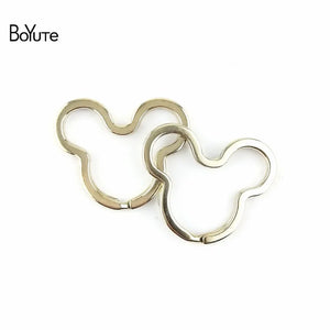 BoYuTe 32*39MM Antique Bronze Mickey Keyring Lot