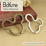 BoYuTe 32*39MM Antique Bronze Mickey Keyring Lot