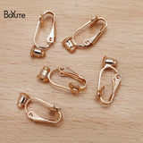 BoYuTe 9*21.5MM Metal Brass No Pierced Ear Clip Welding Earring Stopper