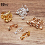 BoYuTe 9*21.5MM Metal Brass No Pierced Ear Clip Welding Earring Stopper