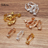 BoYuTe 9*21.5MM Metal Brass No Pierced Ear Clip Welding Earring Stopper