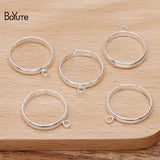 BoYuTe Adjustable Ring Base Settings with One Loop Diy Jewelry Accessories