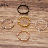 BoYuTe Adjustable Ring Base Settings with One Loop Diy Jewelry Accessories