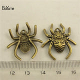 50Pcs Spider Pendant Charms Vintage DIY Hand Jewelry Accessories