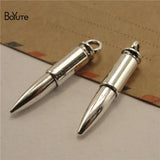 BoYuTe 50Pc Metal 33*12MM Bullet Pendant Charms DIY Hand Jewelry