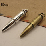 BoYuTe 50Pc Metal 33*12MM Bullet Pendant Charms DIY Hand Jewelry