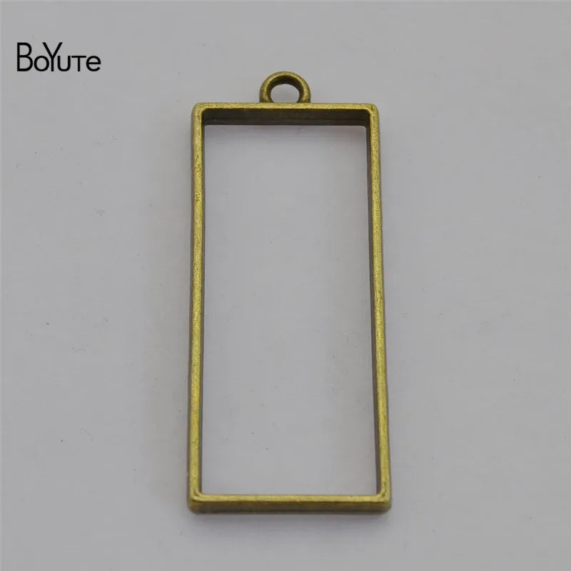 BoYuTe Metal Alloy Pendant Blanks Tray Bezel DIY Hand Jewelry Accessories